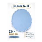 stonechem Epoksi Silikon Tepsi Kalıbı 33.5 cm Dalgalı Kenar Büyük Boy