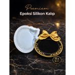 Stonechem Fiyonklu Yuvarlak Çerçeve Silikon Kalıbı – Epoksi Reçine, Mum, Sabun, Kokulu Taş ve Alçı İçin Esnek Dekoratif Kalıp (Yüksek Detaylı Tasarım)