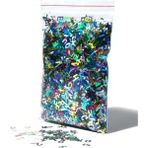 Stonechem Holografik Harf Glitter 5 gr – Epoksi ve UV Reçine İçin Renkli Işıltılı Harf Pul (Takı, Anahtarlık ve Telefon Kılıfı Süsleme Malzemesi) - Çok Renkli