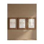 Stoneda 3 Adet Ahşap 10x15 Fotoğraf için İsimli Çerçeve PVC KORUMALI(Soru Sor Kısmından İsim Belirtiniz)