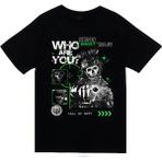 stonedfame Call Of Duty - Ghost - Simon Riley - Oyun Baskılı Unisex %100 Pamuk Siyah T-Shirt - 3XL