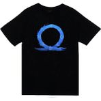 stonedfame God Of War - Oyun Baskılı Unisex %100 Pamuk Siyah T-Shirt - 2XL