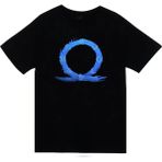 stonedfame God Of War - Oyun Baskılı Unisex %100 Pamuk Siyah T-Shirt - XL