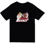 stonedfame Kuroko No Basket Anime Baskılı Tshirt - 3XL - Siyah