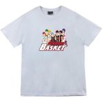 stonedfame Kuroko No Basket Anime Baskılı Tshirt - 4XL - Beyaz