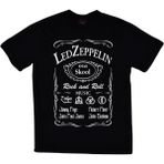 stonedfame LED Zeppelin Baskılı T-Shirt - XXL - Siyah