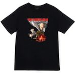 stonedfame One Punch Man Anime Baskılı Tshirt - 2XL - Siyah