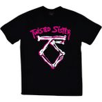 stonedfame Twisted Sister Baskılı T-Shirt - XL - Siyah