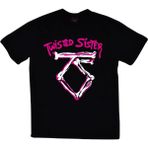 stonedfame Twisted Sister Baskılı T-Shirt - XS - Siyah