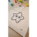 Stonehill Yıldız Desenli Çok Amaçlı Kanvas Oyuncak/çamaşır Torbası 50X70 cm