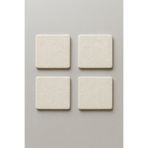 stonesteps Treverten Bardak Altlığı Doğal Mermer 4 Adet 10 X 10 Çay Kahve İçecek Bardak Altlığı