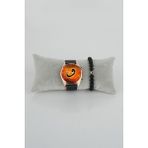 Stony Vav Harfi Alev Fon Arapça Kadran Kadın Kol Saati Bileklik Hediye