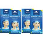 StopEver Migren Patch – Soğutucu Hidrojel Plaster, 4'li Paket | Migren & Baş Ağrısı İçin 6 Saat Etkili | İlaç İçermez | (2x2)