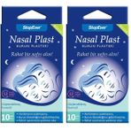 Stopever Nasal Plast Büyük Boy, Nefes Açıcı Bant (10 Adet) 2li paket