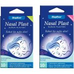 Stopever Nasal Plast Nefes Açıcı Burun Bandı – Normal + Büyük Boy 2'Li Paket | Horlamaya Karşı | Daha Rahat Uyku, Spor Günlük Kullanım İ