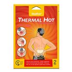 StopEver Thermal Hot Sıcak Terapi Flasteri - 1x2'li Paket | Kas ve Bel Ağrılarını Hafifletmeye Yardımcı | 8 Saat Etkili Isı Terapisi | İlaç İçermez