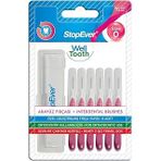 Stopever Well Tooth Arayüz Fırçası Size 0 | 0.4 Mm İnce Telli Arası Fırçası, Taşıma Kutusu Hediyeli | Ortodontik Kullanıma Uygun | 6 Adet