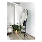 Stor GlobalChic Siyah Metal Çerçeveli 180x70 Ayaklı Boy Aynası