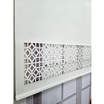 Stor Perde Desenli Lazer Kesim Kalın Kumaşlı ML104 200x260 Ekru