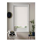 Stor Zebra Güneşlik Perde Eteği Dilimli İthal Kumaş Alüminyum Kasa Metal Ayak beyazswtor, Kırık Beyaz, 220 x 260