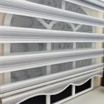 Storburada 110 x 200 Gri Renk Geçişli Etek Dilimli Zebra Stor Perde