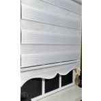 Storburada Pliseli Zebra Beyaz Etek Dilim STB480 180x260 cm Stor Perde