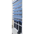 Storburada St 006 70 x 200 Mavi Etek Dilimli Zebra Stor Perde