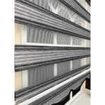 Storburada St 013 110x200 Gri Renk Geçişli Etek Dilimli Zebra Stor Perde