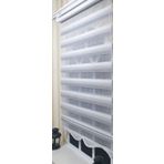 Storburada St 013 190x260 Gri Renk Geçişli Etek Dilimli Zebra Stor Perde