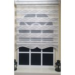 Storburada St 033 160 x 200 Ekru Efektli Etek Dilimli Zebra Stor Perde