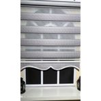 Storburada St 048 130 x 200 Gri Renk Geçişli Etek Dilimli Zebra Stor Perde
