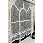 Storburada STB-106 Pembe Baskı Çift Mekanizmalı Desenli Tül 70x200 cm Stor Perde
