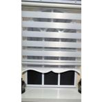 Storburada STB-400-V01 Zebra Beyaz Etek Dilimli 110x200 cm Stor Perde
