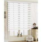 Storburada STB-400-V01 Zebra Beyaz Etek Dilimli Beyaz 180x200 cm Stor Perde