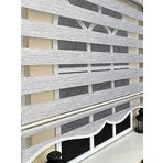 Storburada Stb-400-V04 100 x 260 Gri Etek Dilimli Zebra Stor Perde