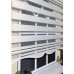 Storburada STB-400-V12 Zebra Krem Etek Dilimli 110x200 cm Stor Perde