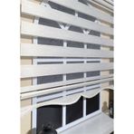 Storburada STB-400-V12 Zebra Krem Etek Dilimli 150x260 cm Stor Perde