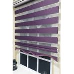 Storburada STB-400-V18 Zebra Etek Dilimli Mor 110x260 cm Stor Perde
