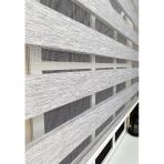 Storburada STB-400V04-PD 140x200 Zebra Stor Sert Plastik Kasalı Gri Perde