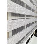 Storburada STB-400V04-PD 200x200 Zebra Stor Sert Plastik Kasalı Gri Perde