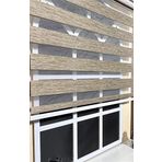 Storburada STB-400V05-PD 160x260 Zebra Stor Sert Plastik Kasalı Kahverengi Perde