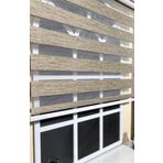 Storburada STB-400V05-PD 80x200 Zebra Stor Sert Plastik Kasalı Kahverengi Perde