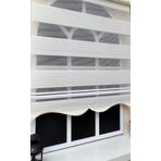 Storburada STB-481 Pliseli Zebra Ekru Etek Dilimli 110x200 cm Stor Perde