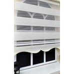 Storburada STB-481 Pliseli Zebra Ekru Etek Dilimli 160x200 cm Stor Perde
