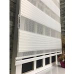 Storburada STB-481 Pliseli Zebra Ekru Etek Dilimli 30x200 cm Stor Perde