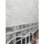 Storburada STB1093 Çift Mekanizmalı Kirli Tül Beyaz Ekru 120x260 cm Stor Perde