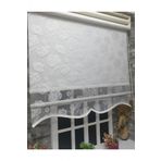 Storburada STB1093 Çift Mekanizmalı Kirli Tül Beyaz Ekru 130x200 cm Stor Perde