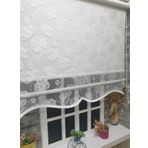 Storburada STB1093 Çift Mekanizmalı Kirli Tül Beyaz Ekru 80x200 cm Stor Perde