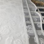 Storburada STB1093 Çift Mekanizmalı Kirli Tül Beyaz Ekru 90x260 cm Stor Perde