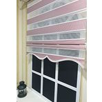 Storburada STB1906-V-01 Zebra Mikro Plise Etek Dilimli Kırmızı 120x260 cm Stor Perde